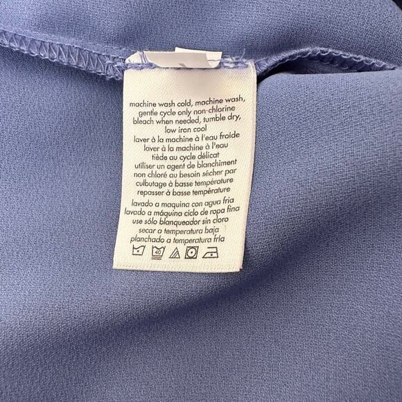 weworewhat cowl midi dress satin charmeuse 0cv slate blue size 0 - Picture 13 of 13